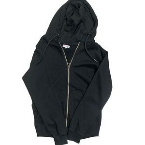 Black Zip up with Gold Zipper